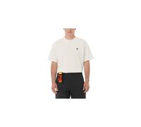 T shirt salomon round logo graphic bianca uomo