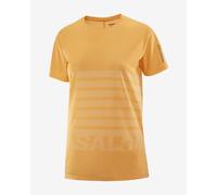 T-shirt Salomon Sense Aero GFX arancione donna - XS