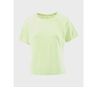 Salomon SHAKEout AIR CROPPED SS TEE W Magliette L Giallo