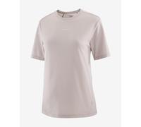T-shirt Salomon SHKout Core beige donna - L