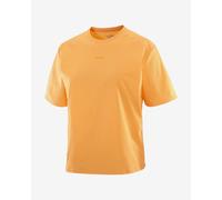 T-shirt Salomon Trackline arancione donna - M