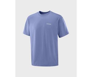 T-shirt Salomon Wild Rays Graphic blu viola manica corta - XS