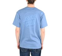 T-Shirt Santa Cruz Tonal Opus Dot Stripe - Blu Azzurro