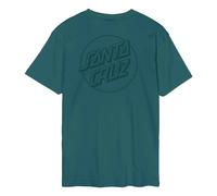 T-Shirt Santa Cruz Tonal Opus Dot Stripe Verde Acqua Cosmico