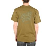 T-Shirt Santa Cruz Tonal Opus Dot Stripe - Verde Uniforme