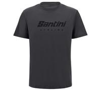 Santini Logo Short Sleeve T-shirt Grigio XL Uomo,Donna