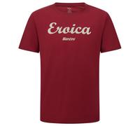 T-Shirt Santini Eroica Strada - Bordeaux M / Rosso