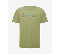 T-shirt Santini x Eroica Strada manica corta verde chiaro - M