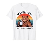 T-Shirt Sarcastiche - Meno Male Che Non Penso a Voce Alta Maglietta