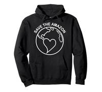T-Shirt Save The Amazon Felpa con Cappuccio