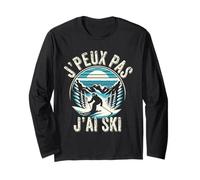 T-Shirt Sci Divertente | J'peux PAS J'ho Ski - Sport Invernali Maglia a Manica