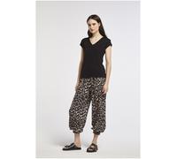 T SHIRT SCOLLO A V CON PLACCHETTE