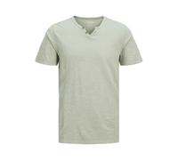 JACK & JONES Jjesplit Neck Tee SS Noos, T-Shirt Uomo, Iceberg Green., M