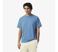 T-shirt scollo rotondo in jersey Blu S Tinta unita