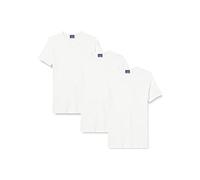 Set 3 T-Shirt NAVIGARE Cotone Interlock Caldo Bianco / Nero Art.111/2