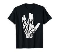 T-shirt scritta a mano con grafica Salute della serie originale di Star Trek Maglietta