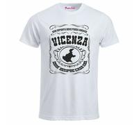 t-shirt scritta non importa dove posso andare vicenza sara sempre casa mia