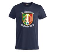 T-shirt Scudetto NeroAzzurri Campioni D'Italia 2024 20 scudetti Milano - A042