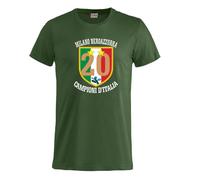 T-shirt Scudetto NeroAzzurri Campioni D'Italia 2024 20 scudetti Milano - A042