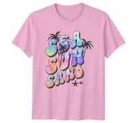 T-shirt Sea Sun Sand Tie Dye per le vacanze estive