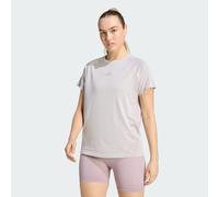 adidas Femme Seamless Knitted T-Shirt, Ice Purple/preloved Fig, XS