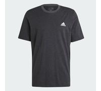 adidas Uomo Seasonal Essentials mélange Tee, Black Melange, M