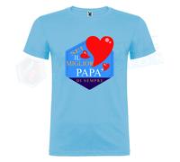 T-SHIRT SEI IL MIGLIOR PAPÀ DI SEMPRE UOMO STAMPA PERSONALIZZATA
