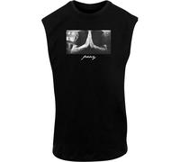 T-shirt senza maniche Mister Tee Pray Noir 2XL