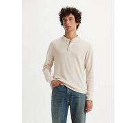 T shirt serafino termica a manica lunga Cream / Rainy Day levi > clothing > men > t > shirts