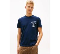 T-shirt Signature a maniche corte Blu L Message