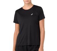 T-SHIRT SILVER TOP DONNA ASICS Nero
