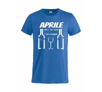 T-Shirt Simpatiche Aprile Non e' Un Mese e' Un Consiglio Maglietta PS 27438-A038