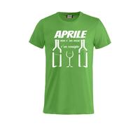 T-Shirt Simpatiche Aprile Non e' Un Mese e' Un Consiglio Maglietta PS 27438-A038