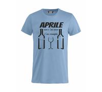 T-Shirt Simpatiche Aprile Non e' Un Mese e' Un Consiglio Maglietta PS 27438-A038