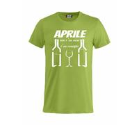 T-Shirt Simpatiche Aprile Non e' Un Mese e' Un Consiglio Maglietta PS 27438-A038
