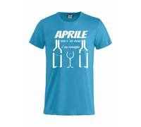 T-Shirt Simpatiche Aprile Non e' Un Mese e' Un Consiglio Maglietta PS 27438-A038