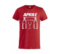 T-Shirt Simpatiche Aprile Non e' Un Mese e' Un Consiglio Maglietta PS 27438-A038
