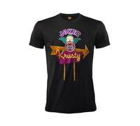 T SHIRT SIMPSONS Joker Krusty ORIGINALE Maglia Maglietta Nera donna uomo