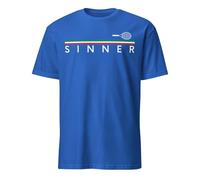 T-Shirt Sinner | Sport | Tshirt Tennis Sinner | Tennis | Padel | Compleanno | Sinner Tennis | Jannik, Reale, S