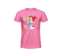 T-Shirt Sirenetta Ariel Principesse Disney Rosa originale ufficiale maglia magl