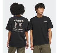 T-SHIRT SKATEBOARDING SKELETONS Black M