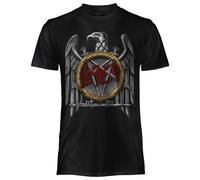 T SHIRT SLAYER LOGO UFFICIALE ORIGINALE Rock Music Adulto/a Maglia Nuovo Nera