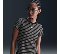 Nike Sportswear Chill Knit W - T-shirt - donna S Black/White woman Modal
