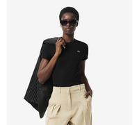 T-shirt Lacoste Basic manica corta nero donna - 38