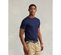T-shirt Slim Fit personalizzata in morbido cotone Blu L Tinta unita