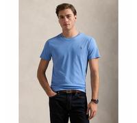 T-shirt Slim Fit personalizzata in morbido cotone Blu S Tinta unita