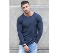 T Shirt Slim Fit Uomo Manica Lunga Designer Pura Curva