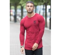 T Shirt Slim Fit Uomo Manica Lunga Designer Pura Curva