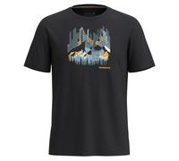 Maglietta Smartwool Vital Peaks Active Short Sleeve Graphic Tee Taglia: L / Colore: nero