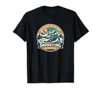 T-Shirt Snowkiting Ride The Wind Adventure Lovers Maglietta